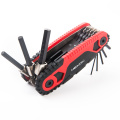 8pcs metric black folding locking allen hex key wrench set multi bike bicycle repair tool set kit